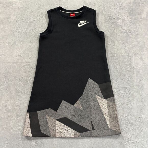 Nike Dress S "Skyscraper Rally" Tank‎ Sweater Pullover Inner Fleece EUC - Picture 1 of 8
